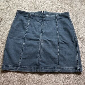 Free People Dark Blue Pencil Skirt size 12
